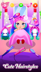 Hair Salon and Dress Up Girl