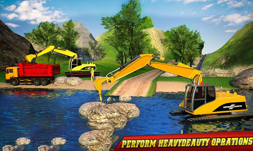 Amphibious Excavator Crane: Construction Simulator 1.2 screenshots 1