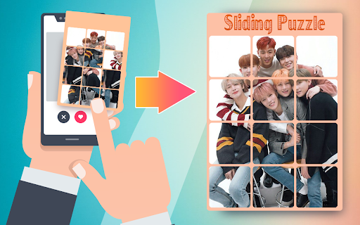 Sliding Puzzle Monsta X Screen 2