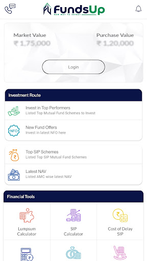 FundsUp - Mutual Funds & SIPs Screen 3