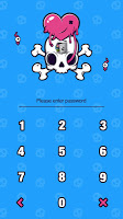 screenshot of AppLock Theme Skull