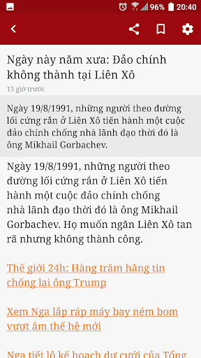 Tin Thế Giới & Quốc Tế 24H Screen 2