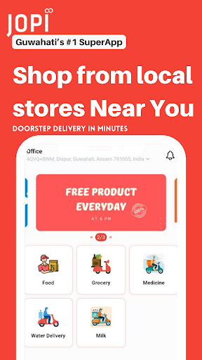 Android application Jopi: Shop from Stores Nearby screenshort