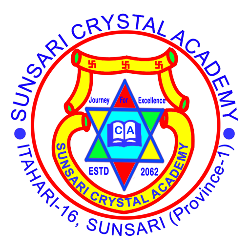 Sunsari Crystal Academy logo
