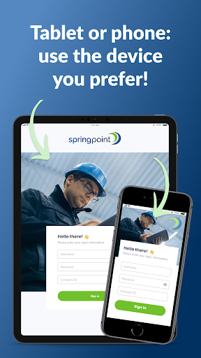 Android application Spring Point Suite screenshort