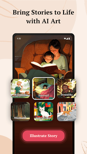 Screenshot of MomSays: AI Bedtime Stories