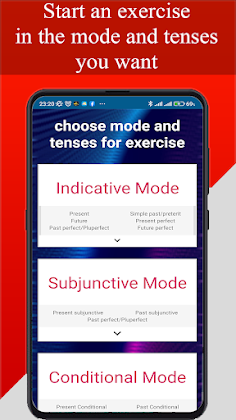 English Conjugation Practice - Screenshot 2