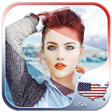 United States of America Flag Photo Editor icon