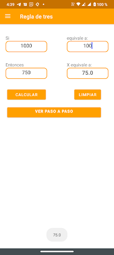 Regla de tres Screen 3