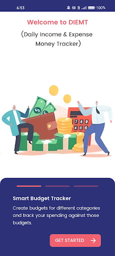Android application Smart Income Expense Tracker screenshort