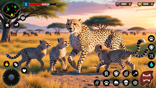 Wild Cheetah Simulator Games screenshot 6