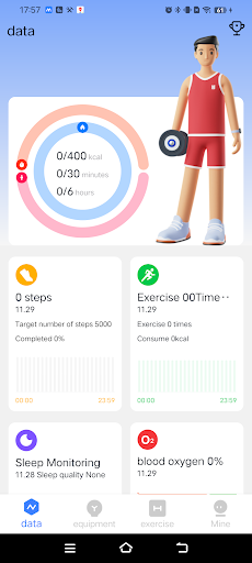 Android application FitnessMax screenshort