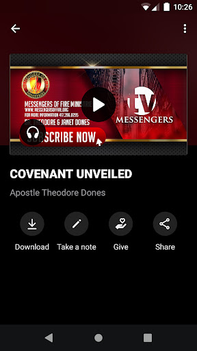 Messengers of Fire Ministries Screen 3
