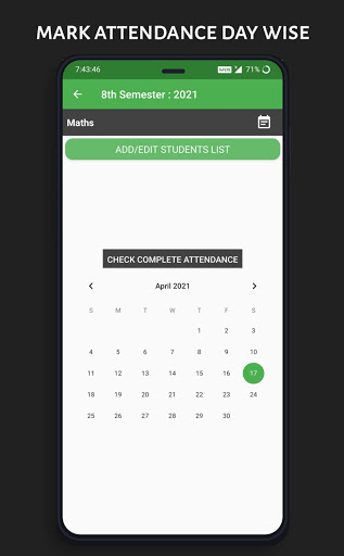 Daily Attendance - Simple Atte Screen 3