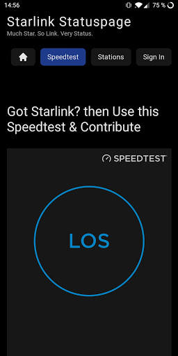 Starlink Status Screen 2
