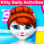 Cover Image of Tải xuống Trò chơi hoạt động hàng ngày Kitty  APK