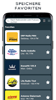 screenshot of Radio Apps Österreich/Austria
