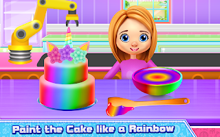 Rainbow Unicorn Cake Cooking