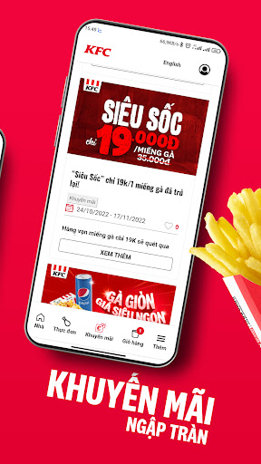 KFC Vietnam Screenshot 2 - AppWisp.com