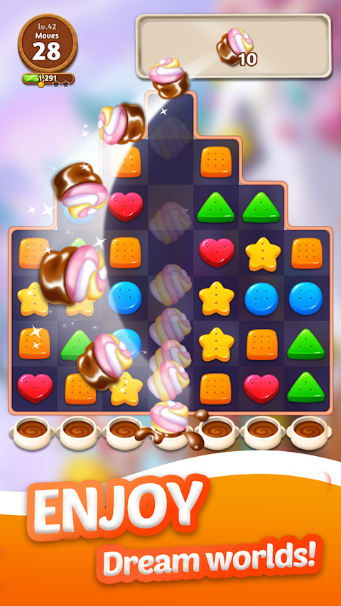 Cookie Crunch: Link Match Puzzのおすすめ画像1
