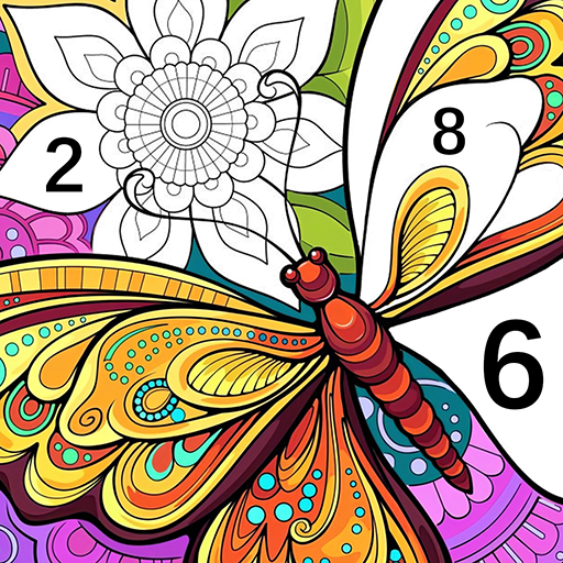Tangle Color by Number Book Logo