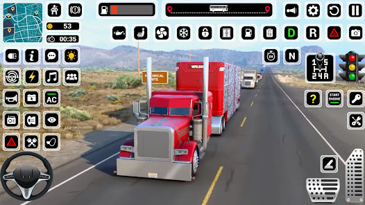 Captura 6 American Truck Driving Game 3D android