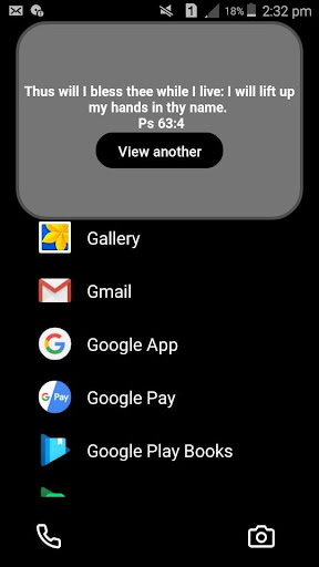 Bible Launcher Screen 2