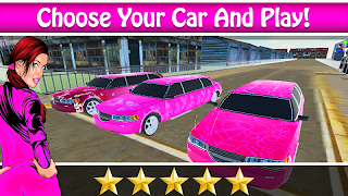 Pink Lady Limo Taxi Driver Go - Screenshot 3