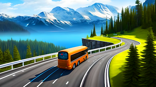 Android application Bus Simulator : bus games 2024 screenshort