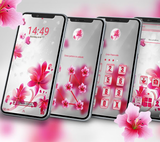 Soft Flower Launcher Theme Screen 2