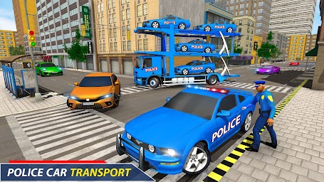 US Police Car Transport Games