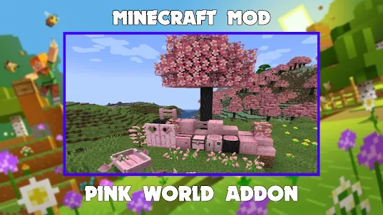 Pink World Mod for Minecraft