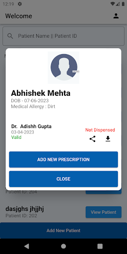 MYPRESCRIB Screen 3