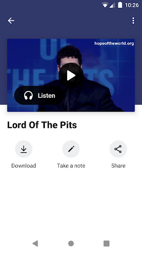 The Jonathan Cahn App Screen 3