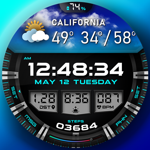 Digital WatchFace PER006 Extre for  Android – Latest Version & Features app icon