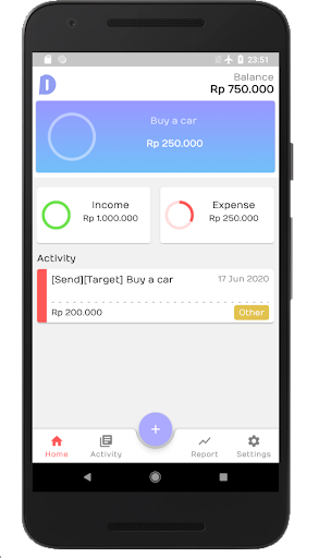 Android application DiariNX - Diary Expense and In screenshort
