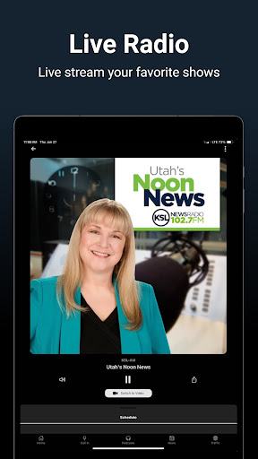 Screenshot of KSL NewsRadio