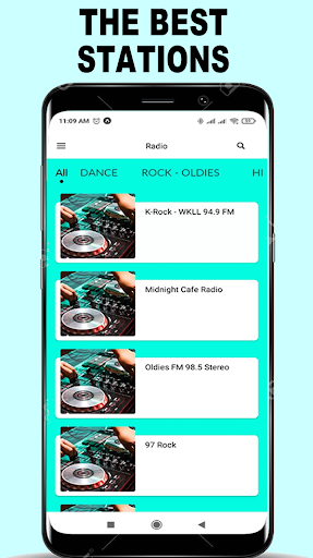 Android application K Rock screenshort