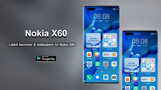 Android application Nokia X60 Theme And Wallpaper screenshort