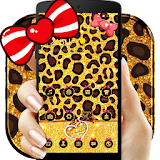 Golden Leopard Bowknot Theme icon