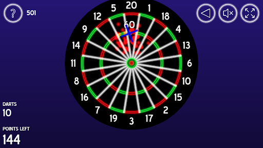 Glow Darts Screen 3