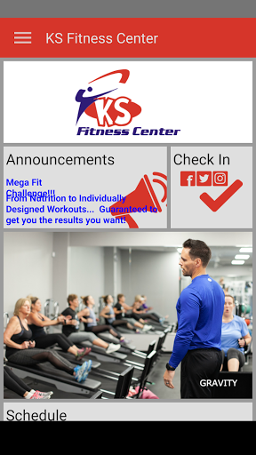 KS Fitness Center Screen 2