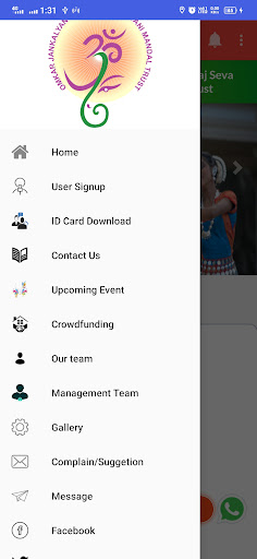 Android application Omkar Jankalyan Samaj Seva Kel screenshort