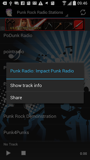 Punk Rock Radio Stations Screen 2