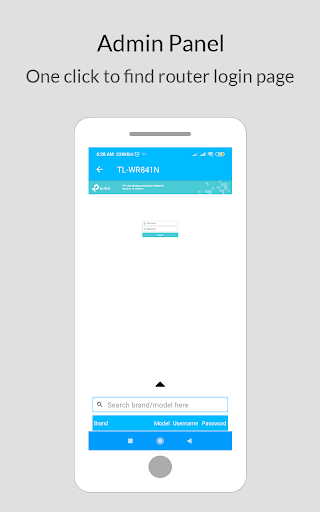 Router Setup Page - Finder Pro Screen 3