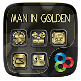 Man In GoldenGO Launcher Theme icon