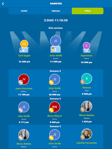 Testes de Código Oficiais 2023
