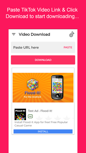 تطبيق Video Downloader For TikTok برو0