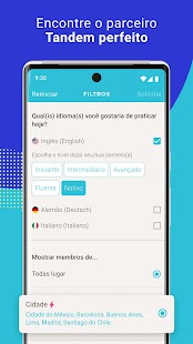 Tandem: intercâmbio de idiomas Screenshot