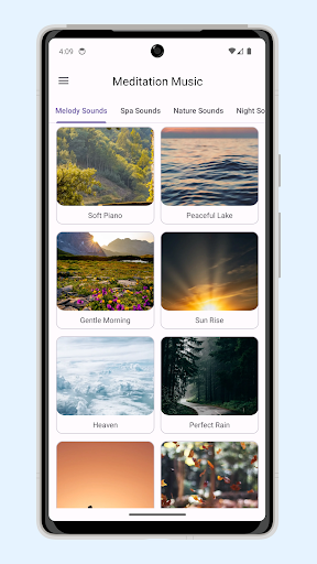 Sleep Sounds - Relax Music App Screen 2